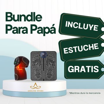 Bundle Para Papá: Masajeador de Hombro, Codo y Rodilla + Masajeador de Pies SIN Control Remoto + Estuche Gratis