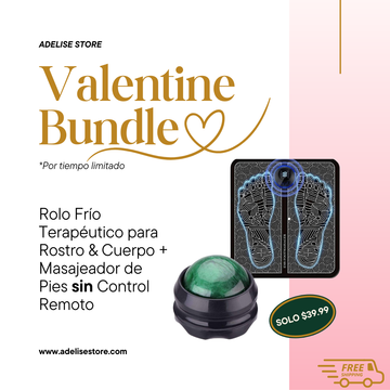 Bundle: Rolo Frío Terapéutico + Masajeador de Pies Sin Control Remoto